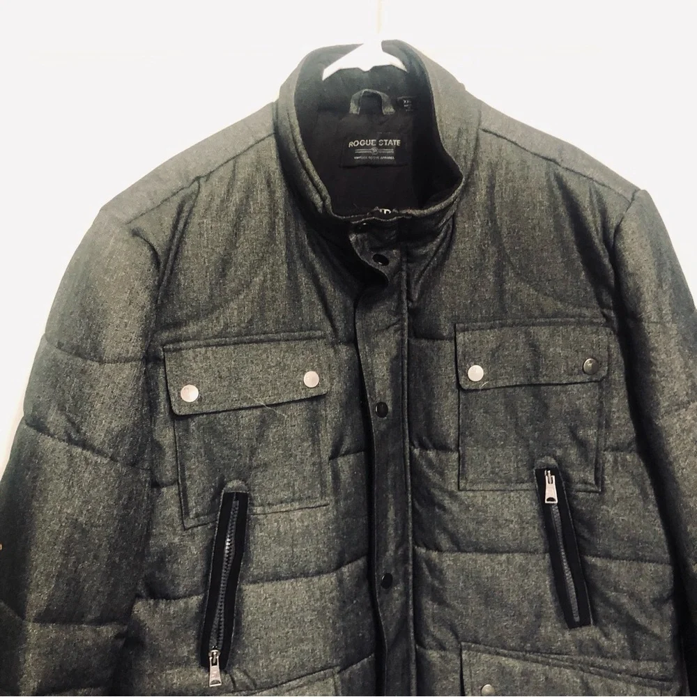 Like New Mens Gray Winter Jacket Xxl